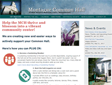 Tablet Screenshot of montaguecommonhall.org